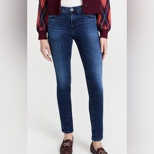 AG Adriano Goldschmied The Prima Mid Rise Cigarette Blue Jeans 26